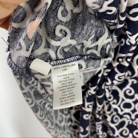 Loft 100% Linen Top Medium - Picture 3 of 6